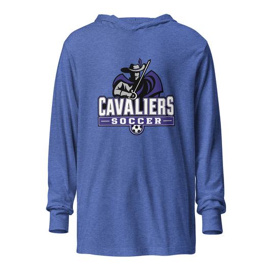Performance | Hooded Long Sleeve T Shirt | STM Soccer | Vanguard Logo