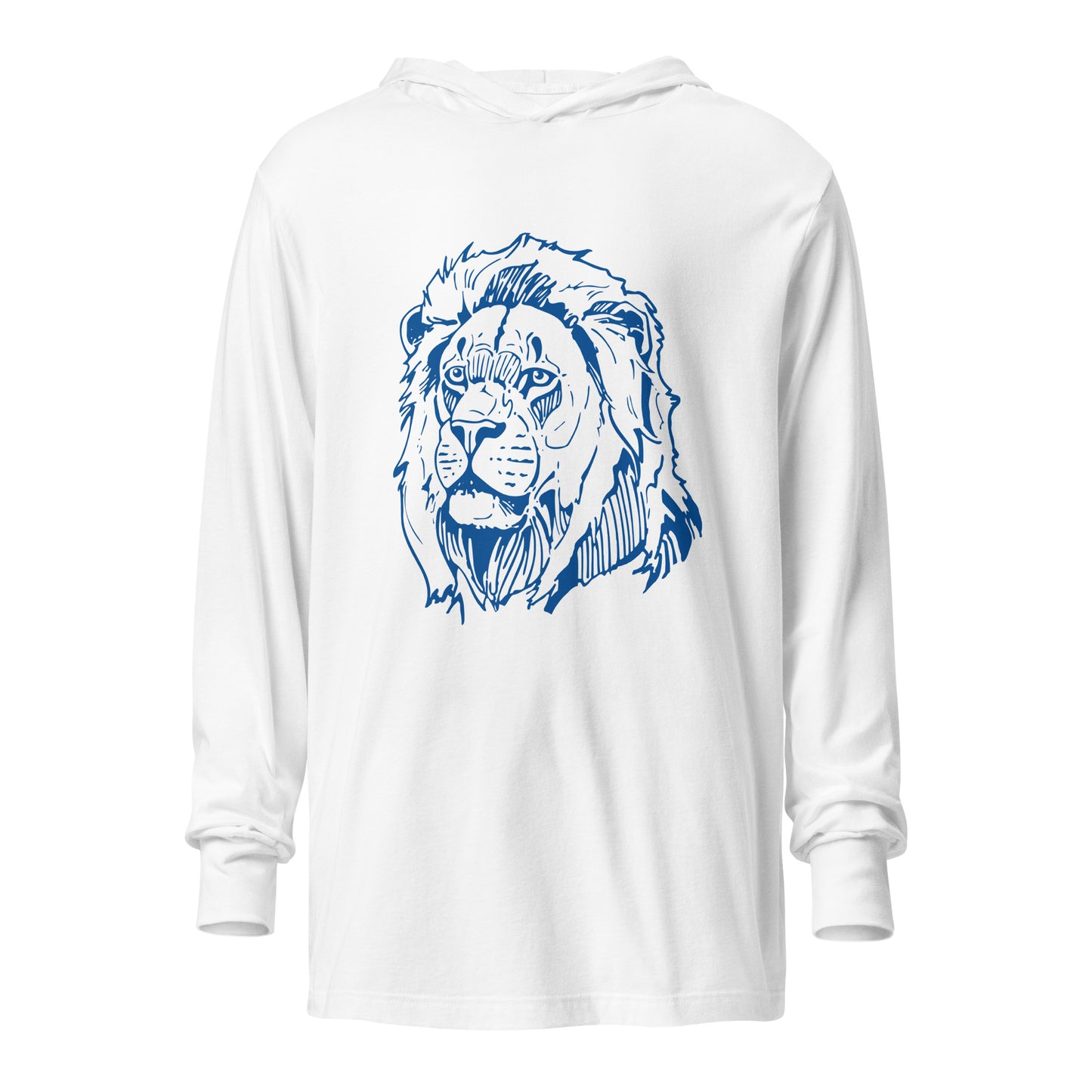 Performance | Hooded Long Sleeve T Shirt | Liberty Elementary School | Mascot Logo