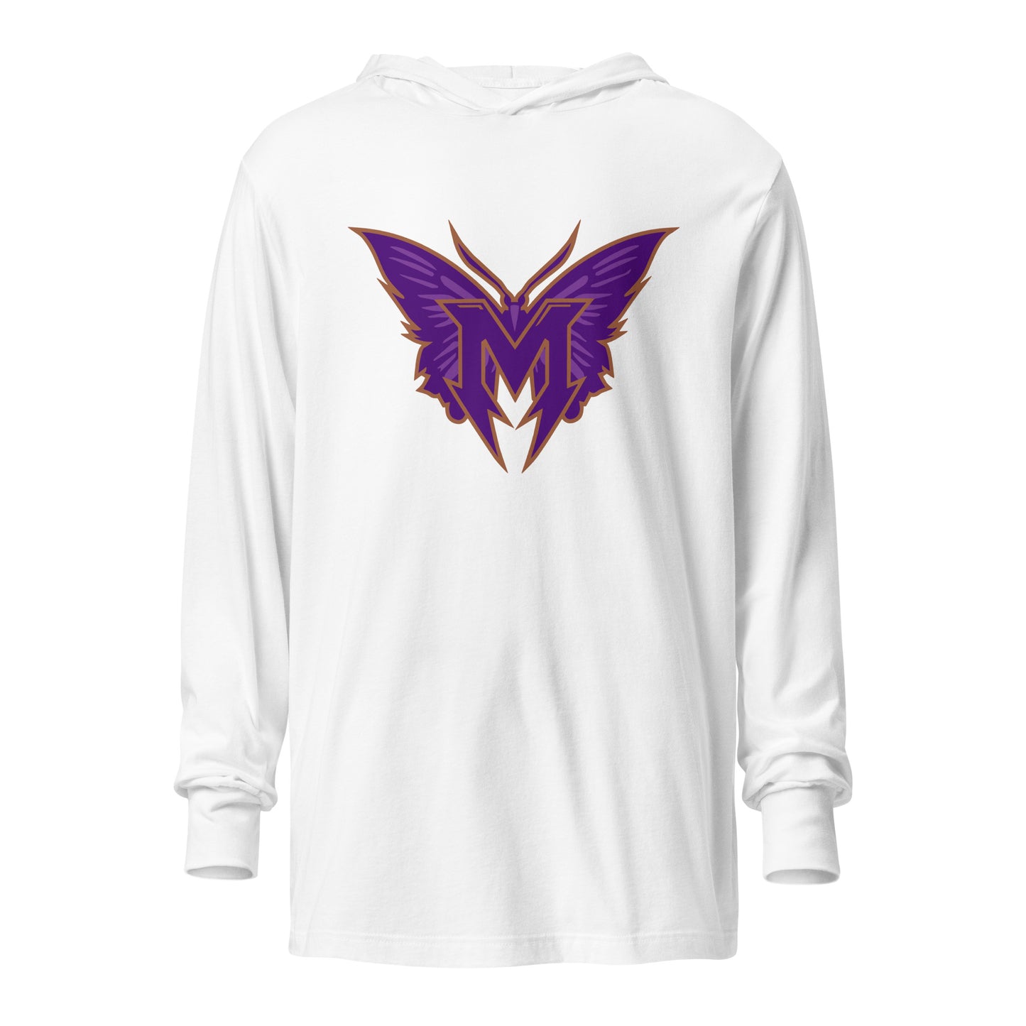 Performance | Hooded Long Sleeve T Shirt | SoCal Monarchs | Crest Logo