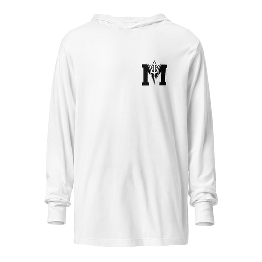 Performance | Hooded Long Sleeve T Shirt | Mamou High School | Lettermark Logo