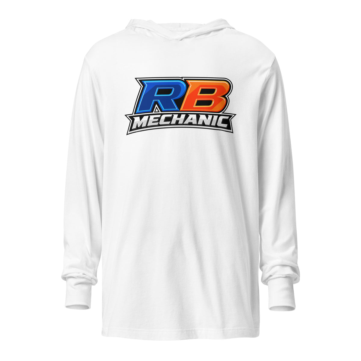 Performance | Hooded Long Sleeve T Shirt | RB Mechanic | Crest Logo