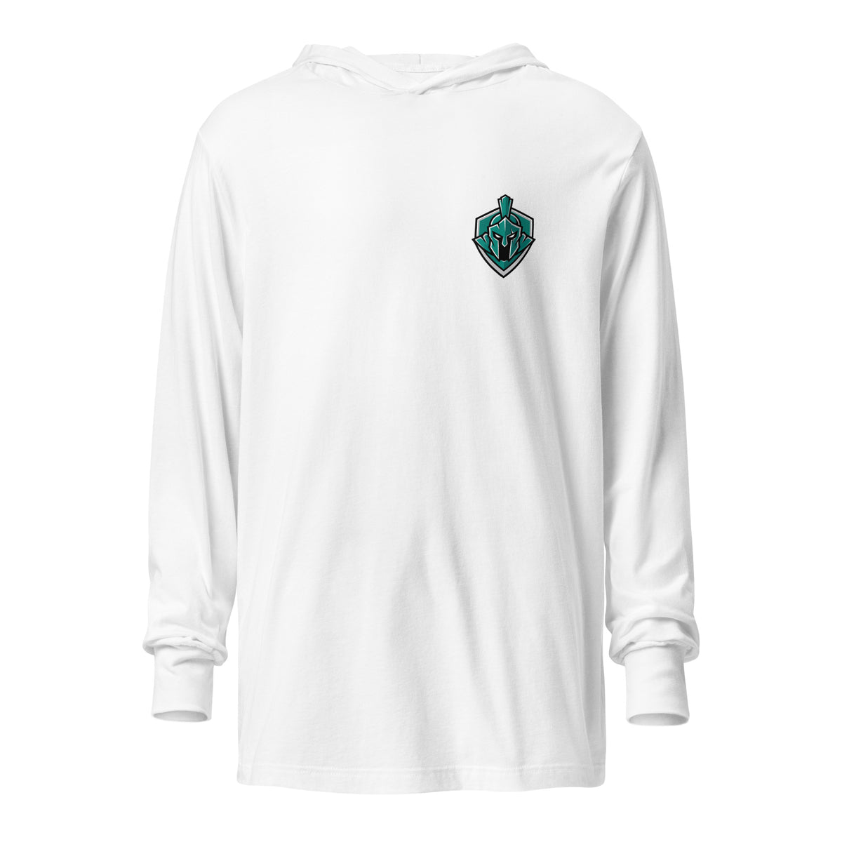 Performance | Hooded Long Sleeve T Shirt | Community Christian College | Crest Logo