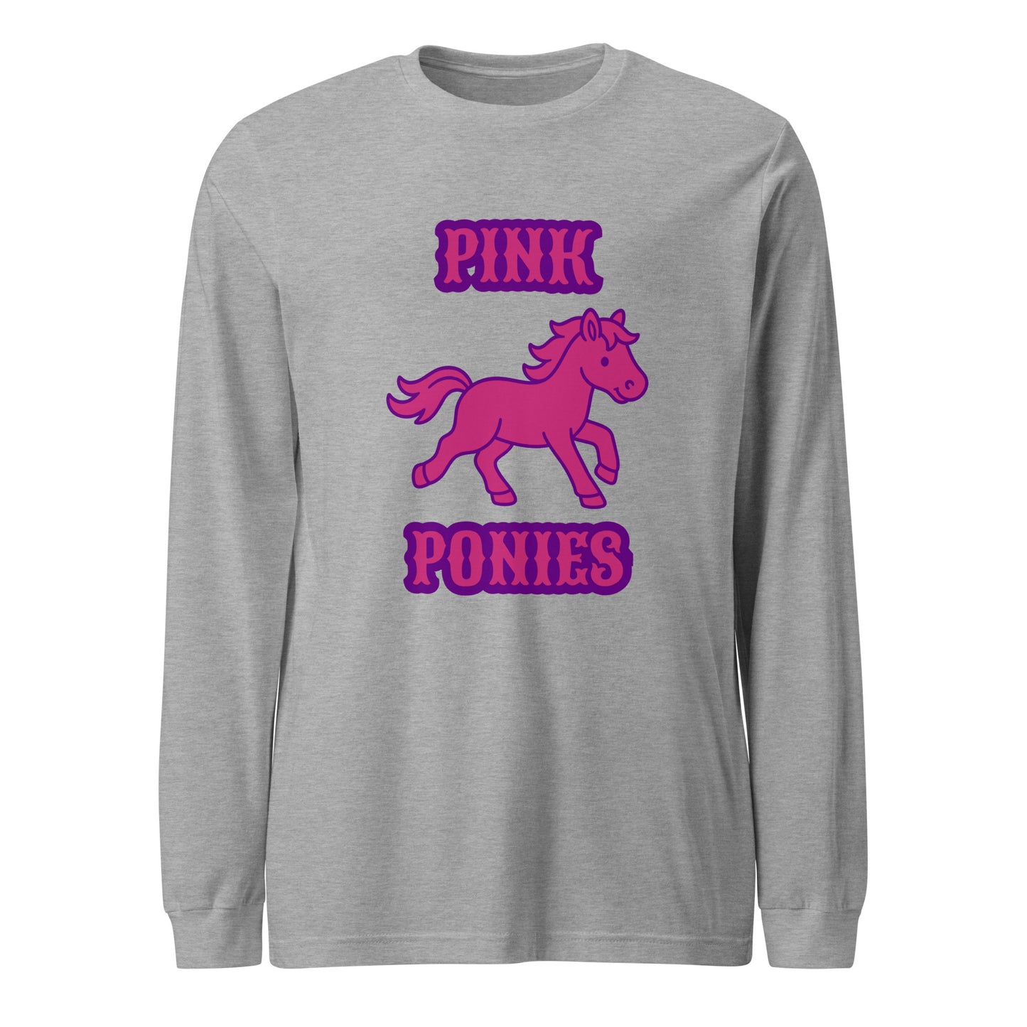 Performance | Long Sleeve Tee | Pink Pony Athletic Club | Emblem Logo
