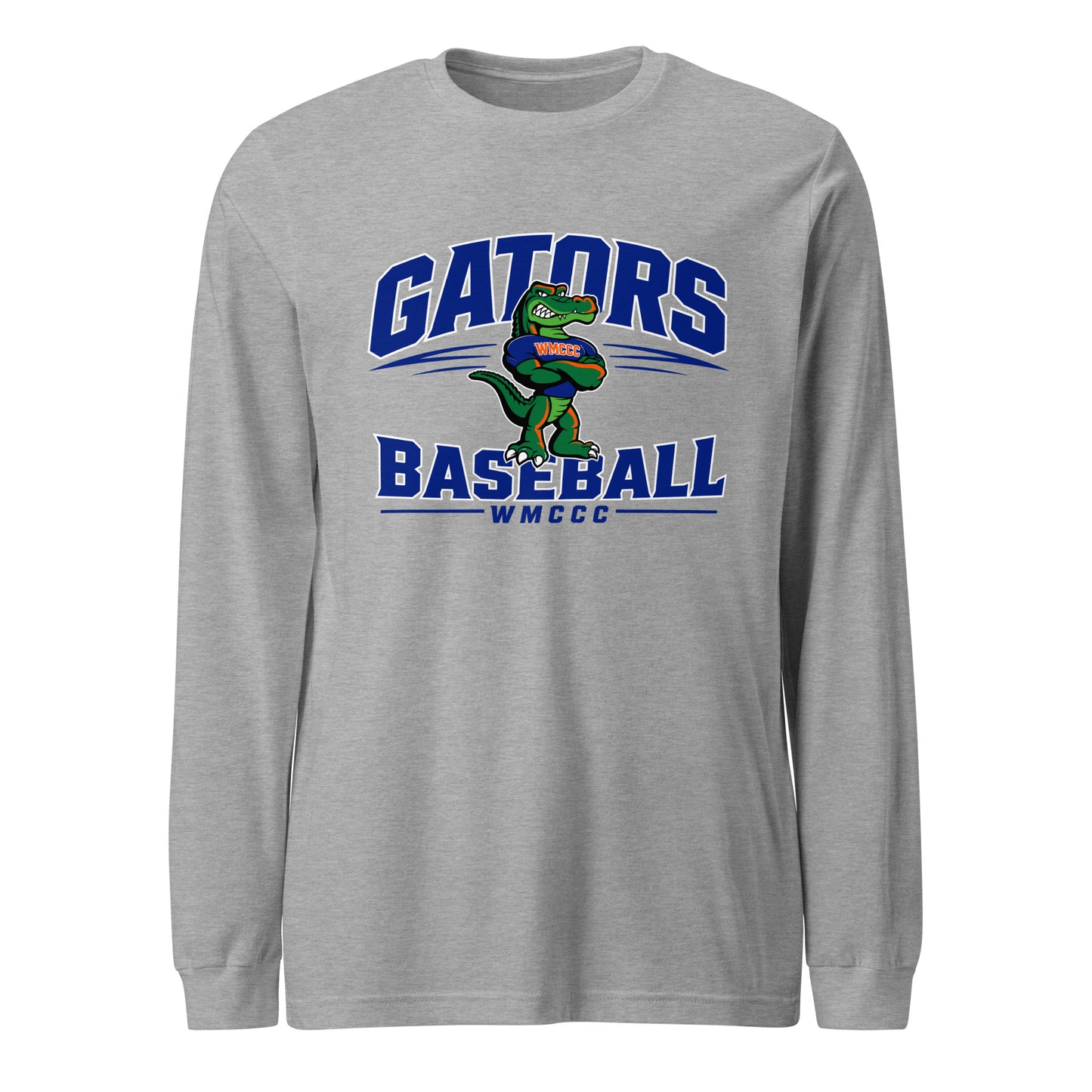 Performance | Long Sleeve Tee | West Memphis Community Christian College Gators | Emblem Logo