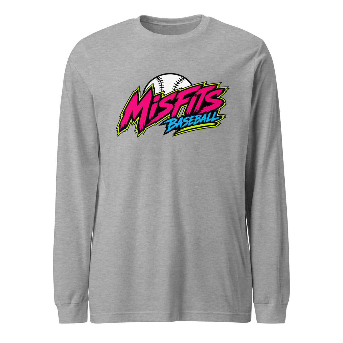 Performance | Long Sleeve Tee | Misfits Baseball | Athletics Logo