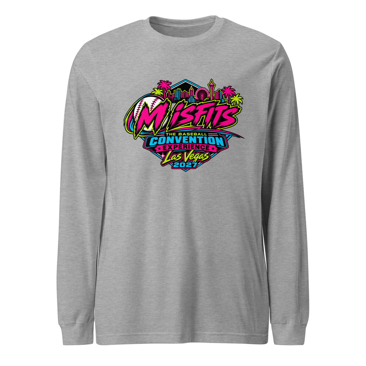 Performance | Long Sleeve Tee | Misfits Baseball | Crest Logo