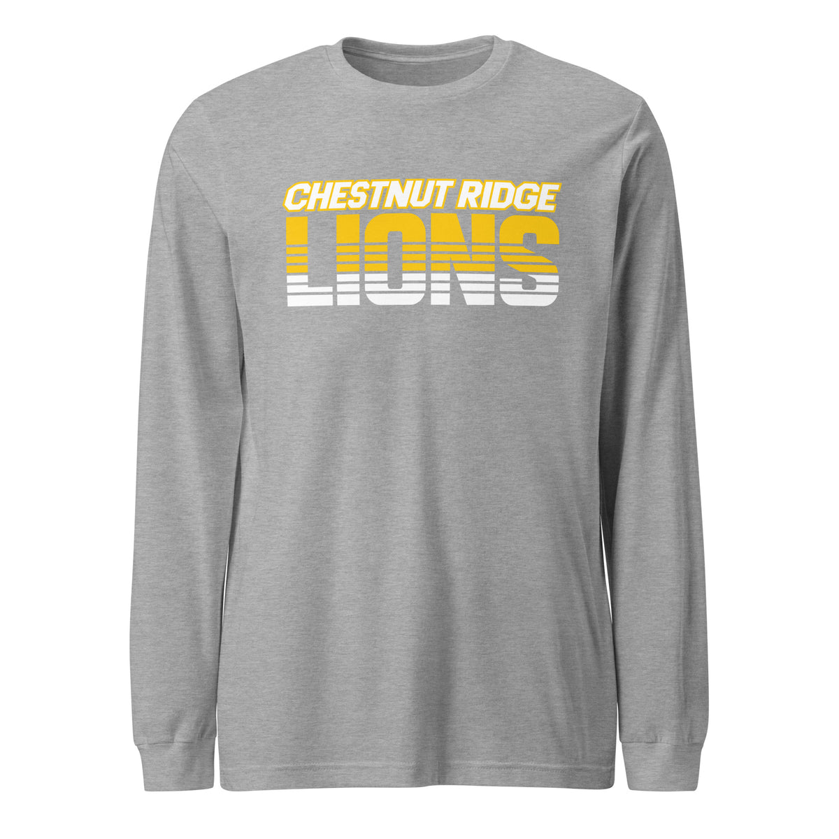 Performance | Long Sleeve Tee | Chestnut Ridge Lions Football | Script Logo