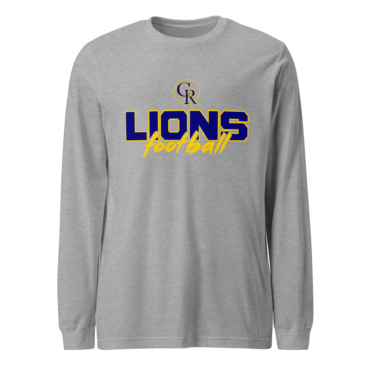 Performance | Long Sleeve Tee | Chestnut Ridge Lions Football | Vanguard Logo