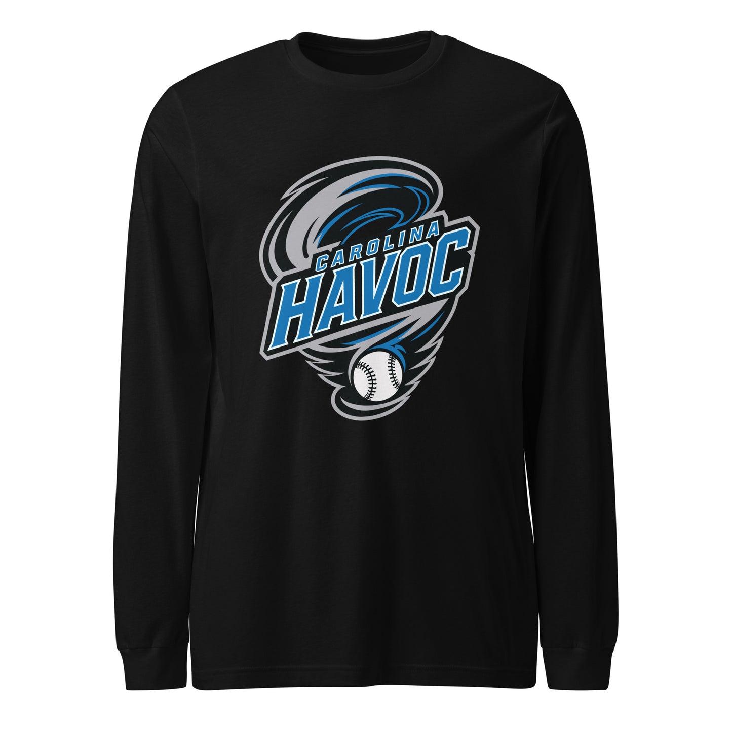 Performance | Long Sleeve Tee | Carolina Havoc | Twister League Crest Logo