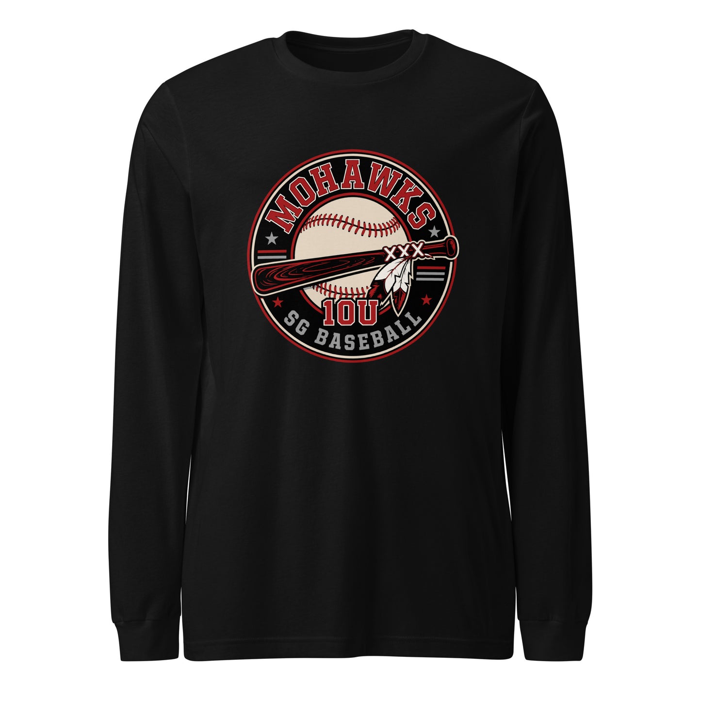 Performance | Long Sleeve Tee | Mohawks | Athletics Logo