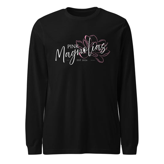 Performance | Long Sleeve Tee | Pink Magnolias Dance | Modern Script Logo