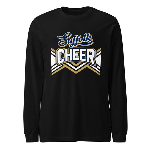 Performance | Long Sleeve Tee | Suffolk University Cheerleading | Vanguard Logo