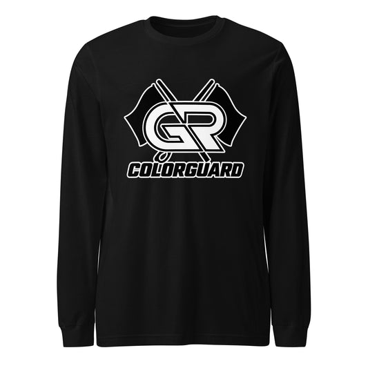 Performance | Long Sleeve Tee | George Ranch High School Colorguard | Crest Logo