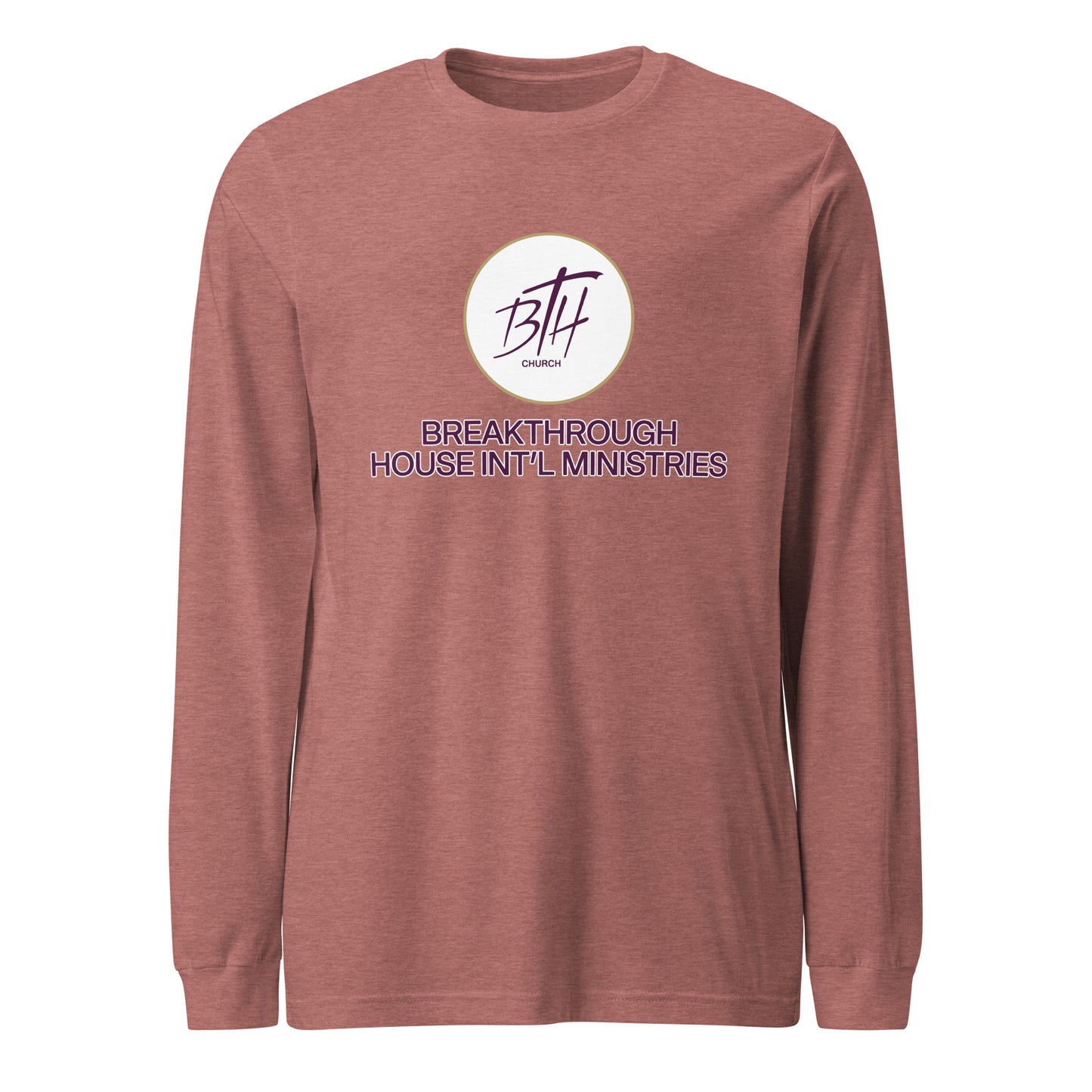 Performance | Long Sleeve Tee | Breakthrough House International Ministries | Crest Logo