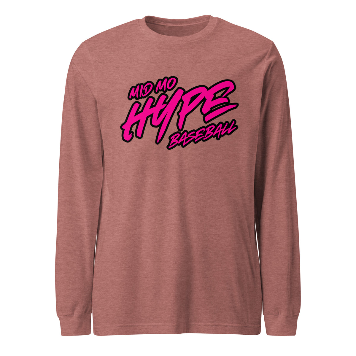 Performance | Long Sleeve Tee | Hype Baseball Club | Crest Logo