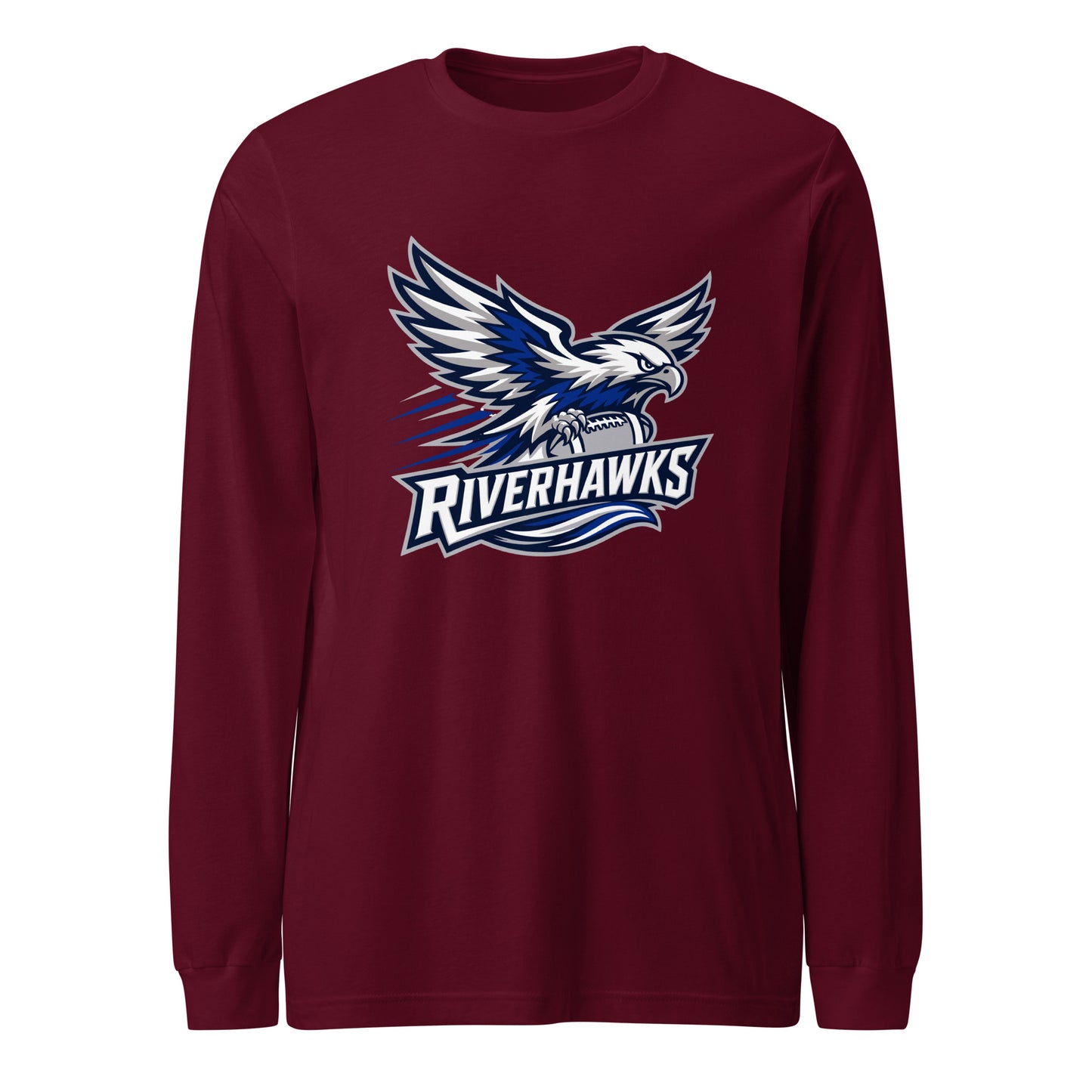 Performance | Long Sleeve Tee | Rochester Riverhawks | Crest Logo