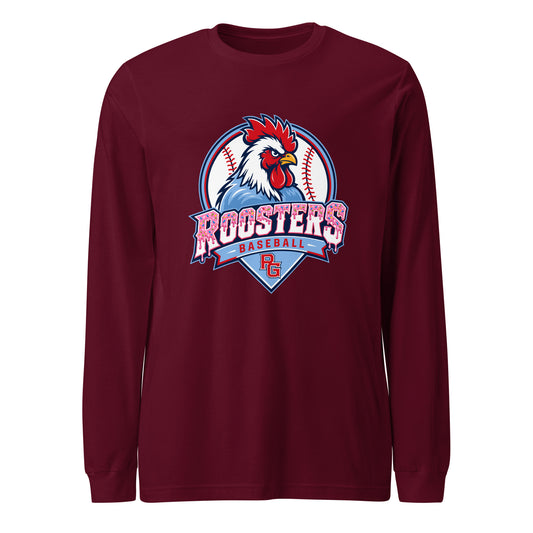 Performance | Long Sleeve Tee | Rooster Nation | Emblem Logo