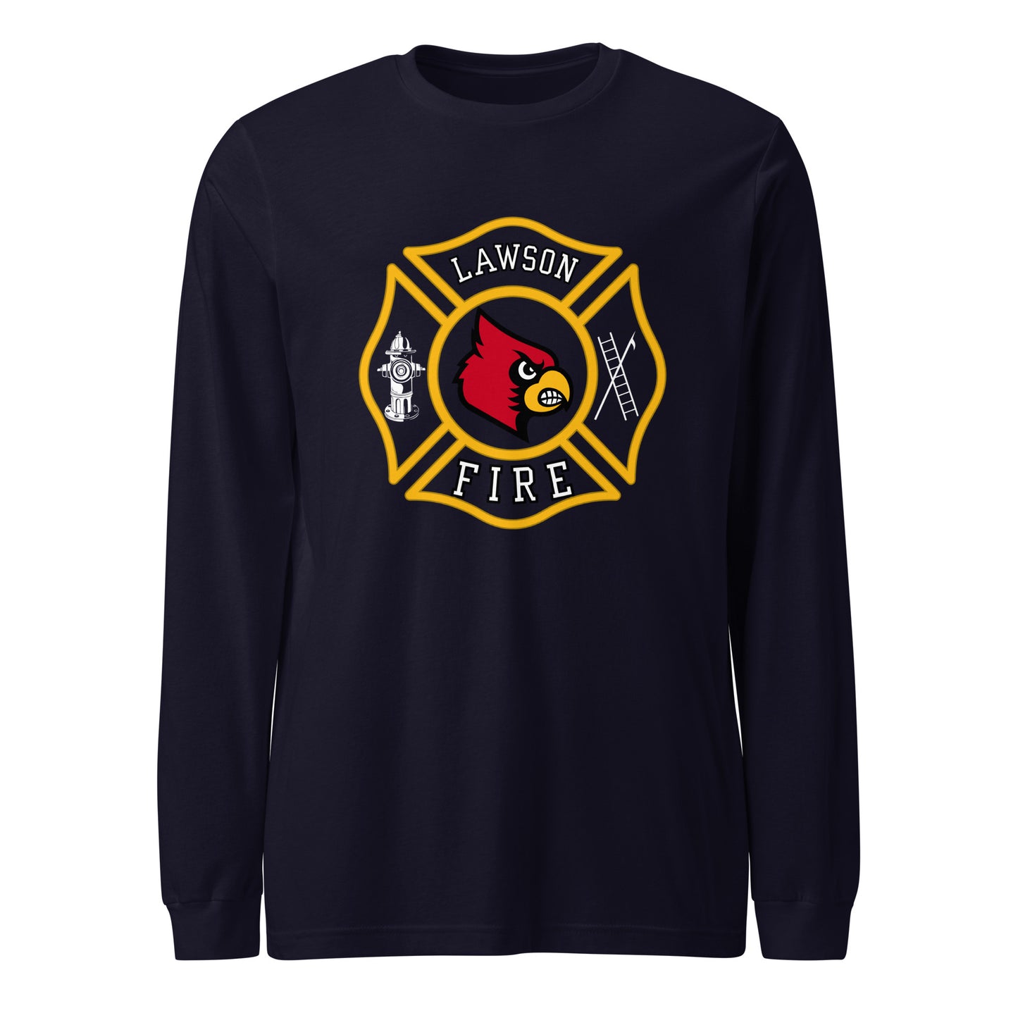 Performance | Long Sleeve Tee | Lawson Fire Department | Crest Logo
