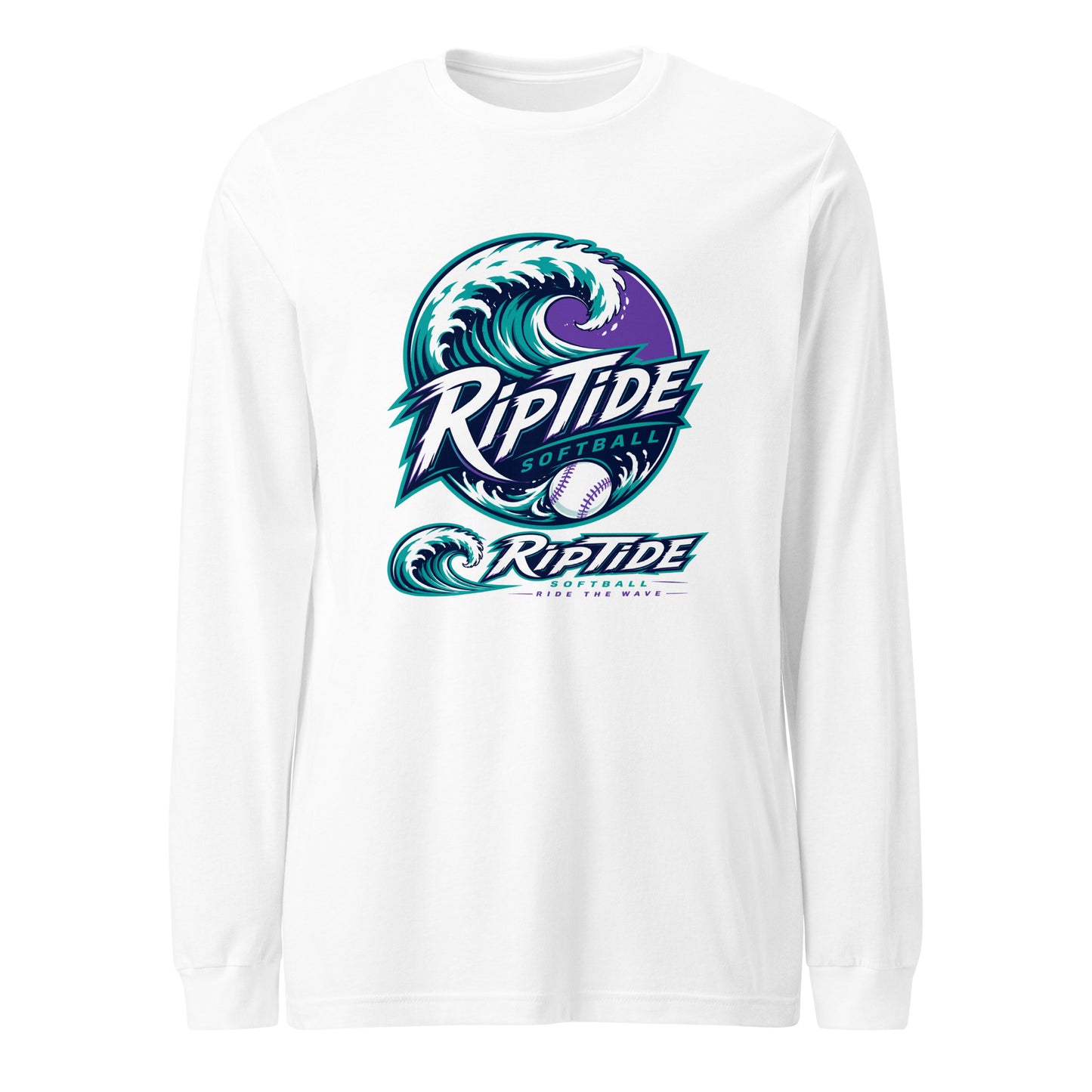 Performance | Long Sleeve Tee | RipTide Softball | Crest Logo