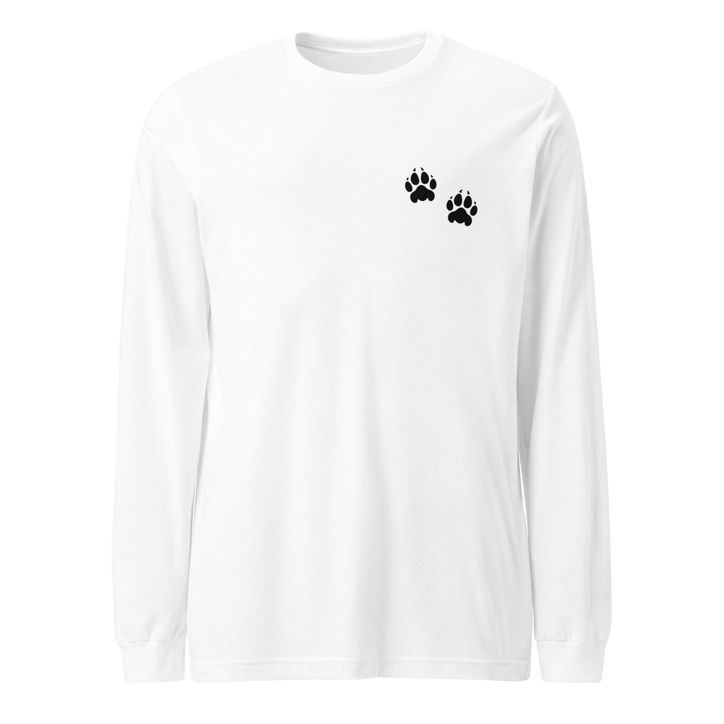 Performance | Long Sleeve Tee | Orange Wave Marching Band | Paw Mark Logo