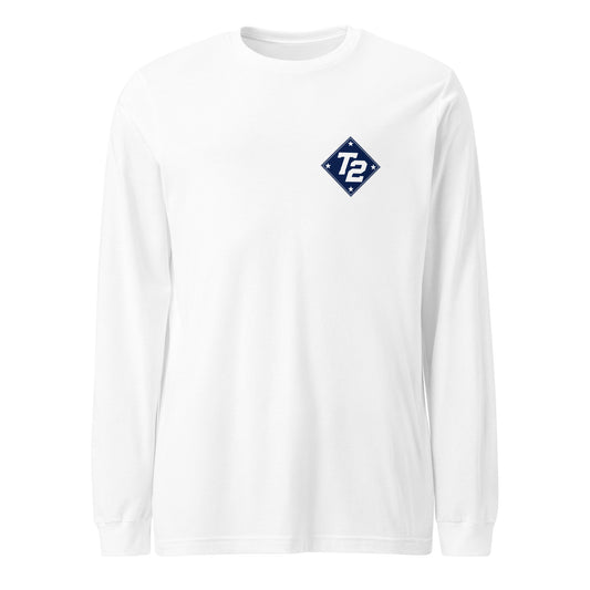 Performance | Long Sleeve Tee | Texas Turn Two Baseball | Crest Logo
