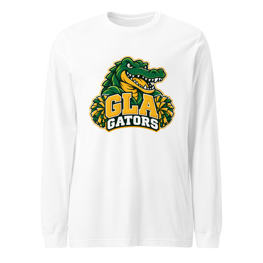 Performance | Long Sleeve Tee | GLA Gators Cheer Team | Apex Gators Elite Logo
