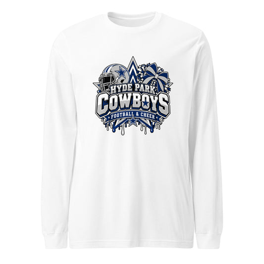 Performance | Long Sleeve Tee | Hyde Park Cowboys | Crest Logo