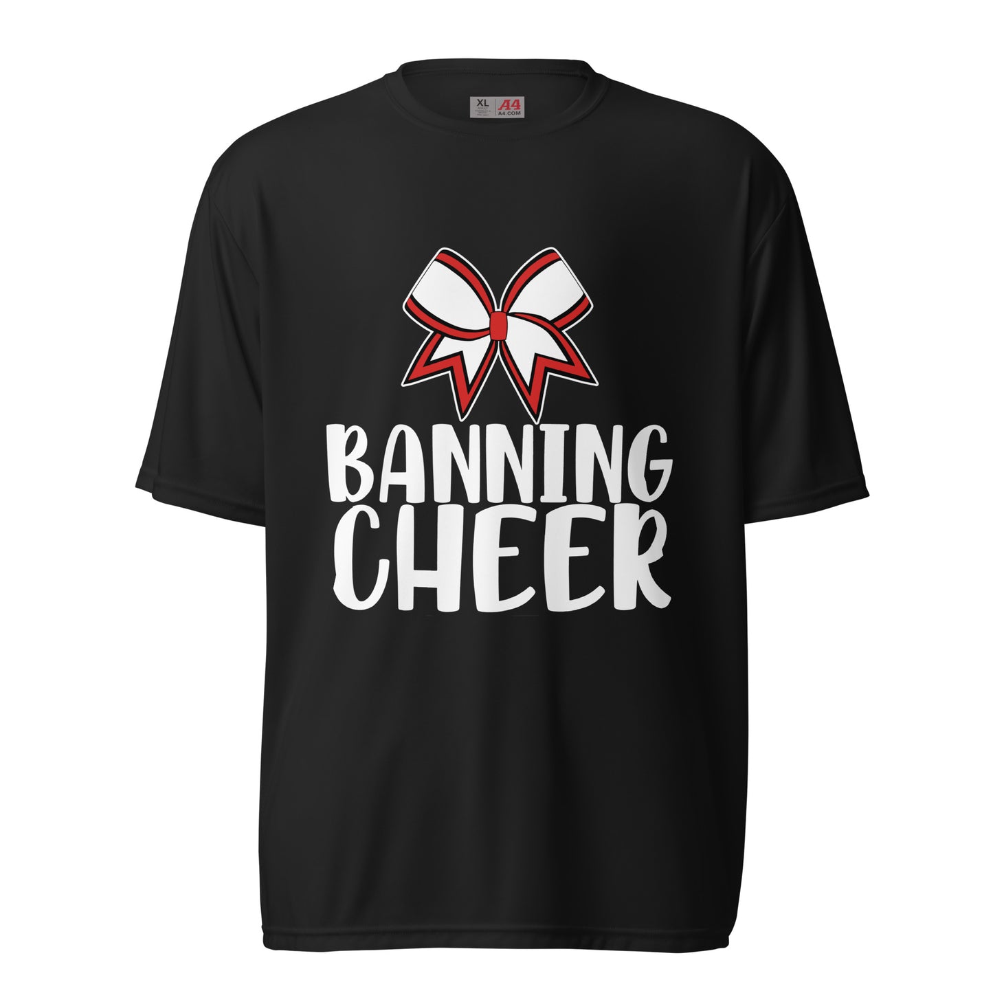 Active | Moisture Wicking Shirt | BHS Coed Cheer | Banning Cheer Logo