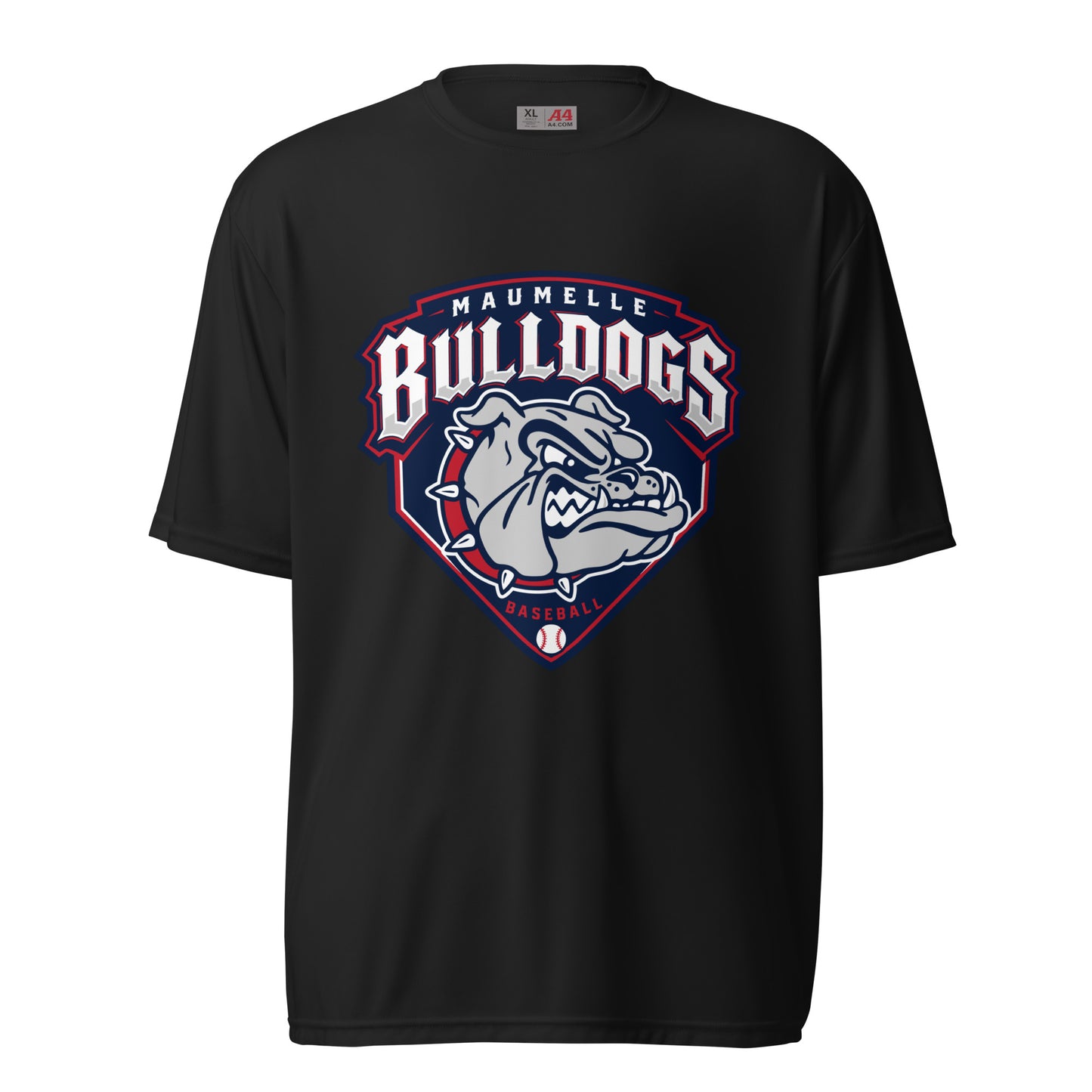 Active | Moisture Wicking Shirt | Maumelle Bulldogs 2035 | Shield Logo