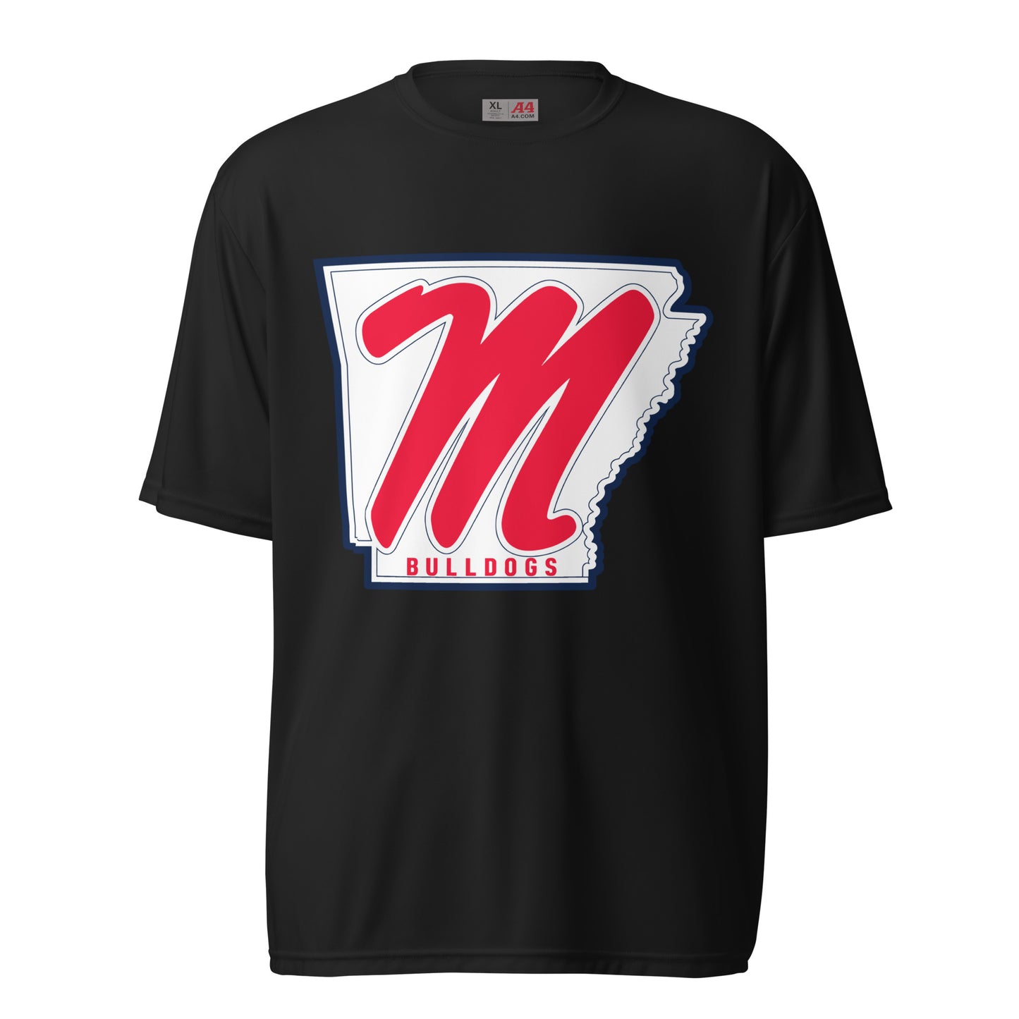 Active | Moisture Wicking Shirt | Maumelle Bulldogs 2035 | Emblem Logo