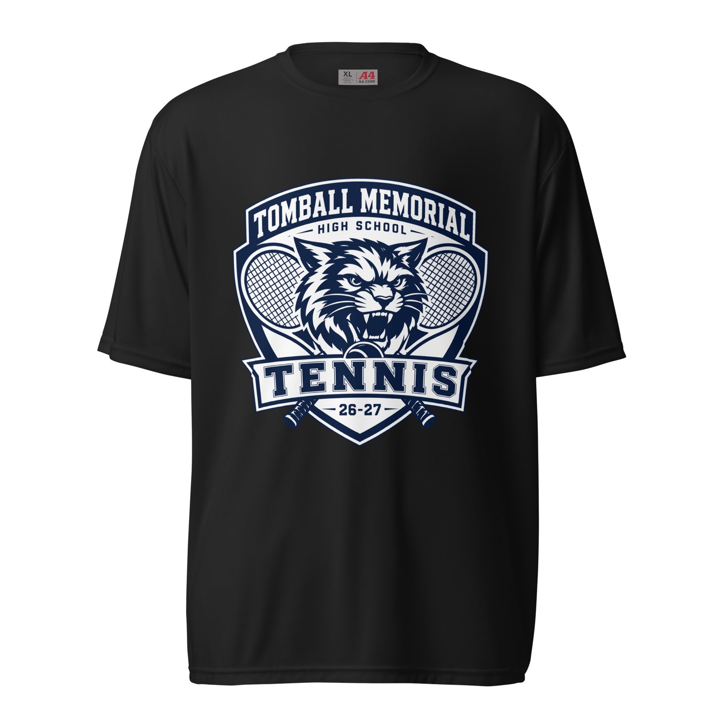 Active | Moisture Wicking Shirt | TMHS Tennis | Shield Logo