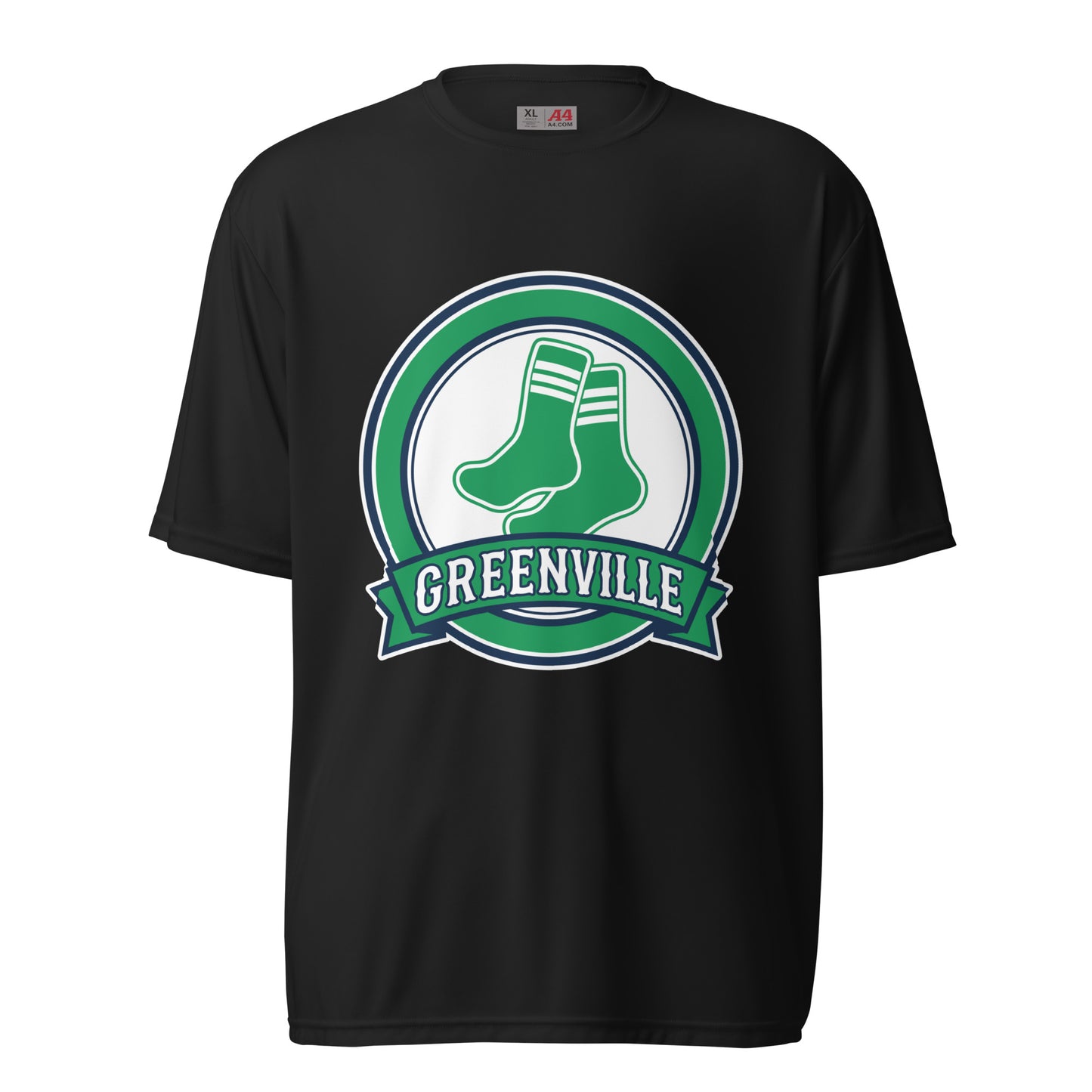 Active | Moisture Wicking Shirt | Greenville Sox | Badge Logo