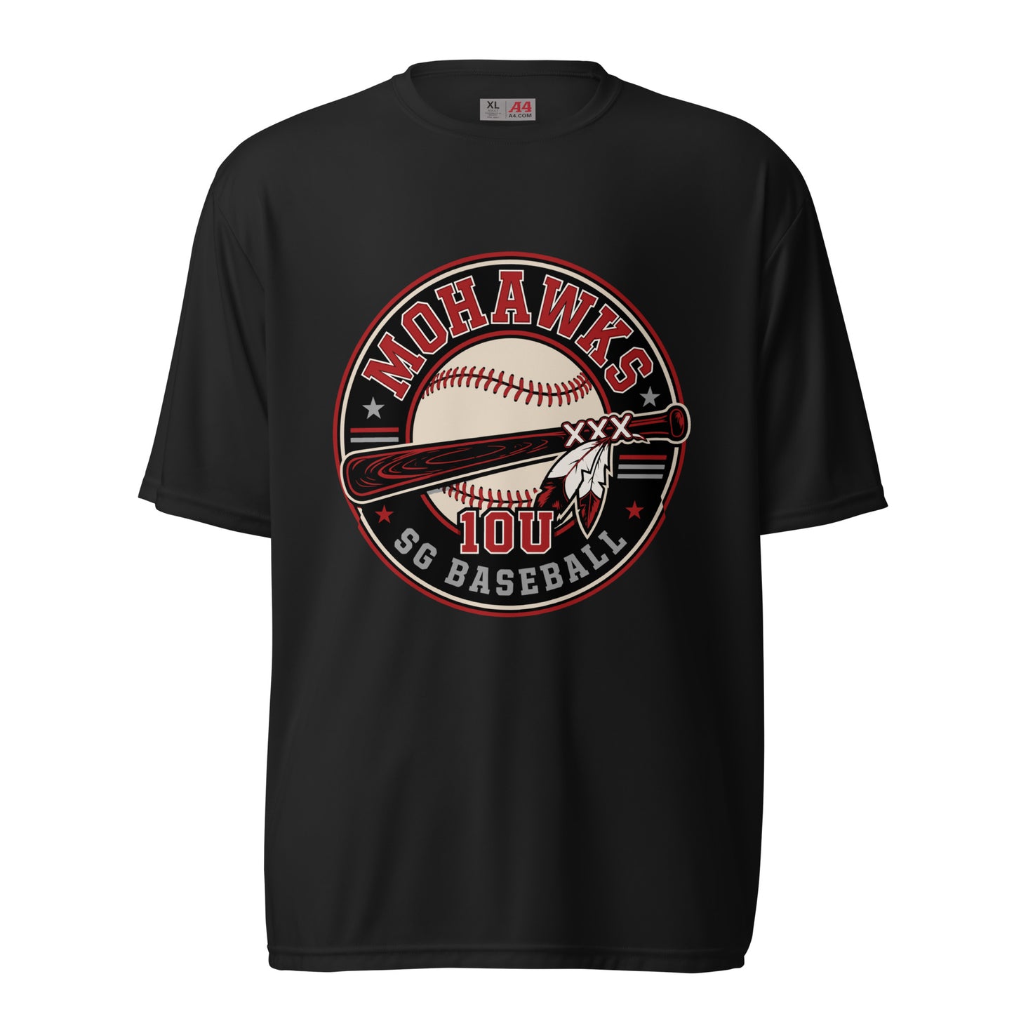 Active | Moisture Wicking Shirt | Mohawks | Athletics Logo