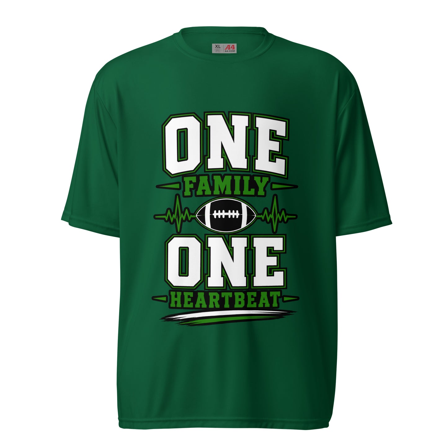 Active | Moisture Wicking Shirt | Celina Black Football | Modern Script Logo
