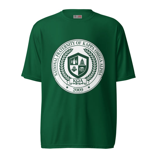 Active | Moisture Wicking Shirt | Kappa Omega Alpha | Badge Logo