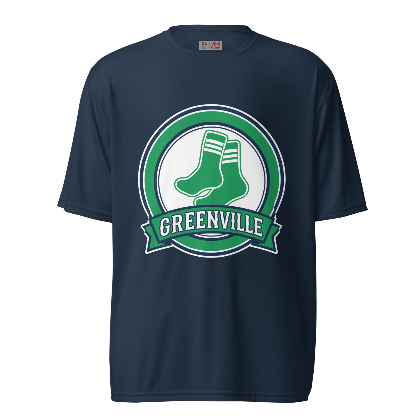 Active | Moisture Wicking Shirt | Greenville Sox | Badge Logo