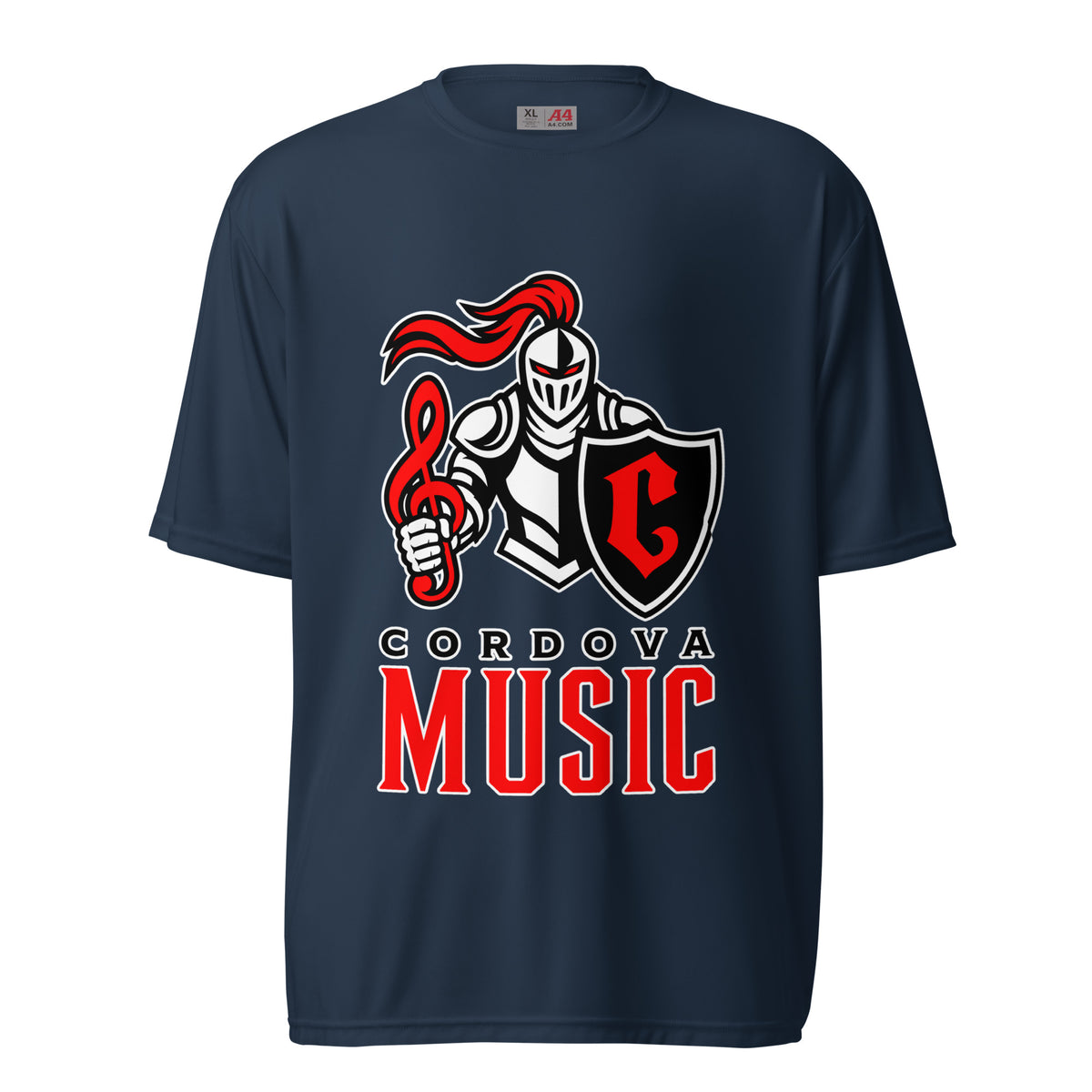 Active | Moisture Wicking Shirt | Cordova High Music | Vanguard Logo