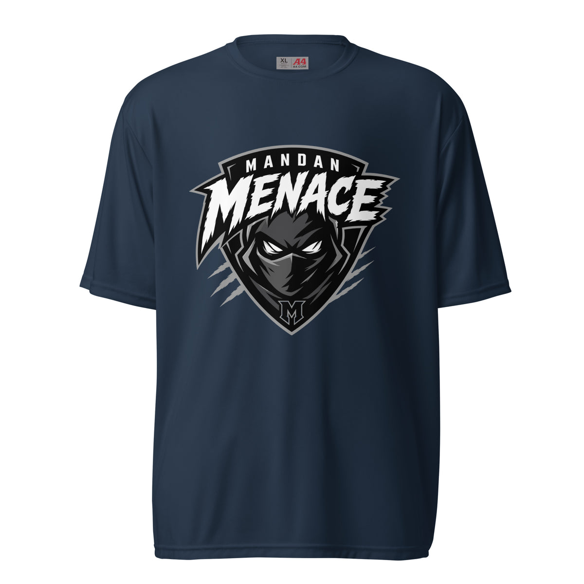 Active | Moisture Wicking Shirt | Mandan Menace | Shield Logo