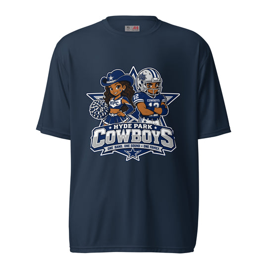 Active | Moisture Wicking Shirt | Hyde Park Cowboys | Vanguard Logo