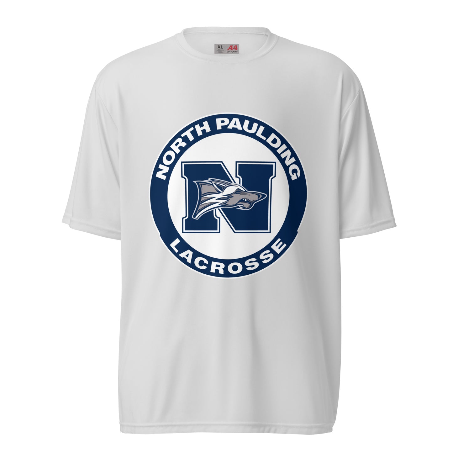 Active | Moisture Wicking Shirt | North Paulding Lacrosse | Badge Logo