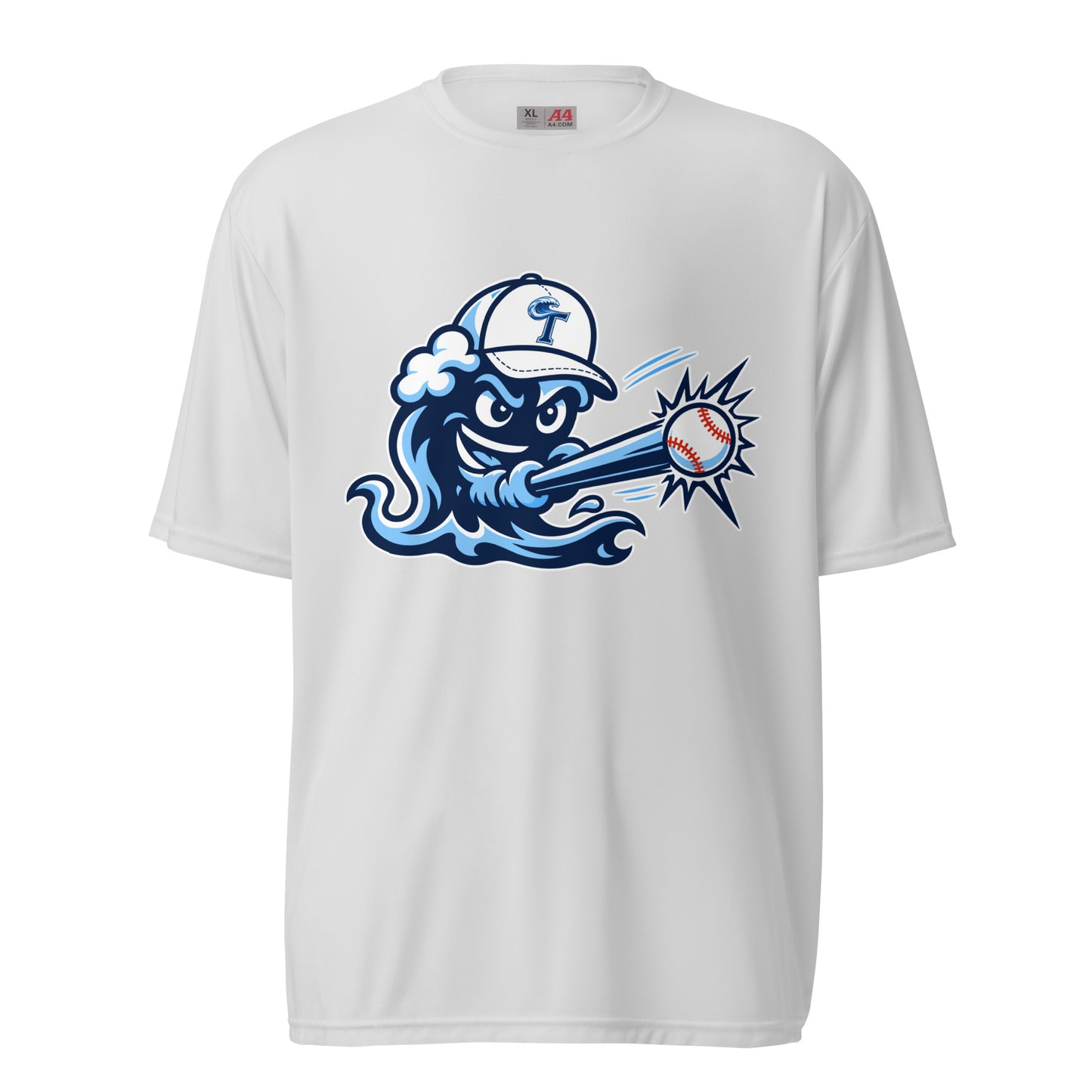 Active | Moisture Wicking Shirt | Long Island Tides Baseball | Mascot Logo