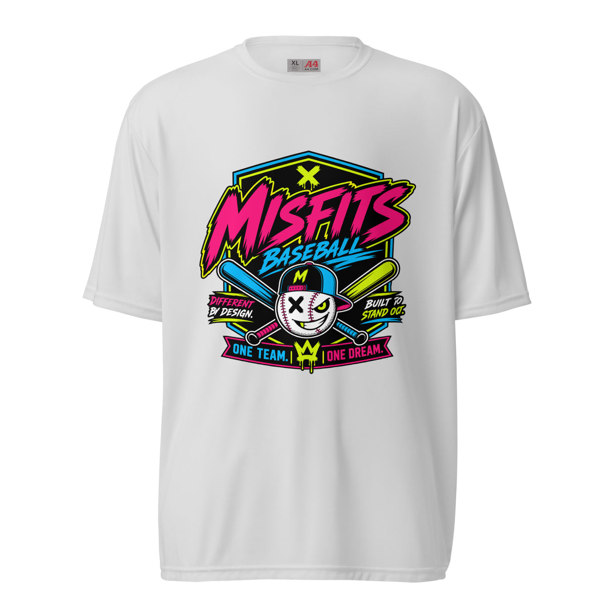 Active | Moisture Wicking Shirt | Misfits Baseball | Valor Logo