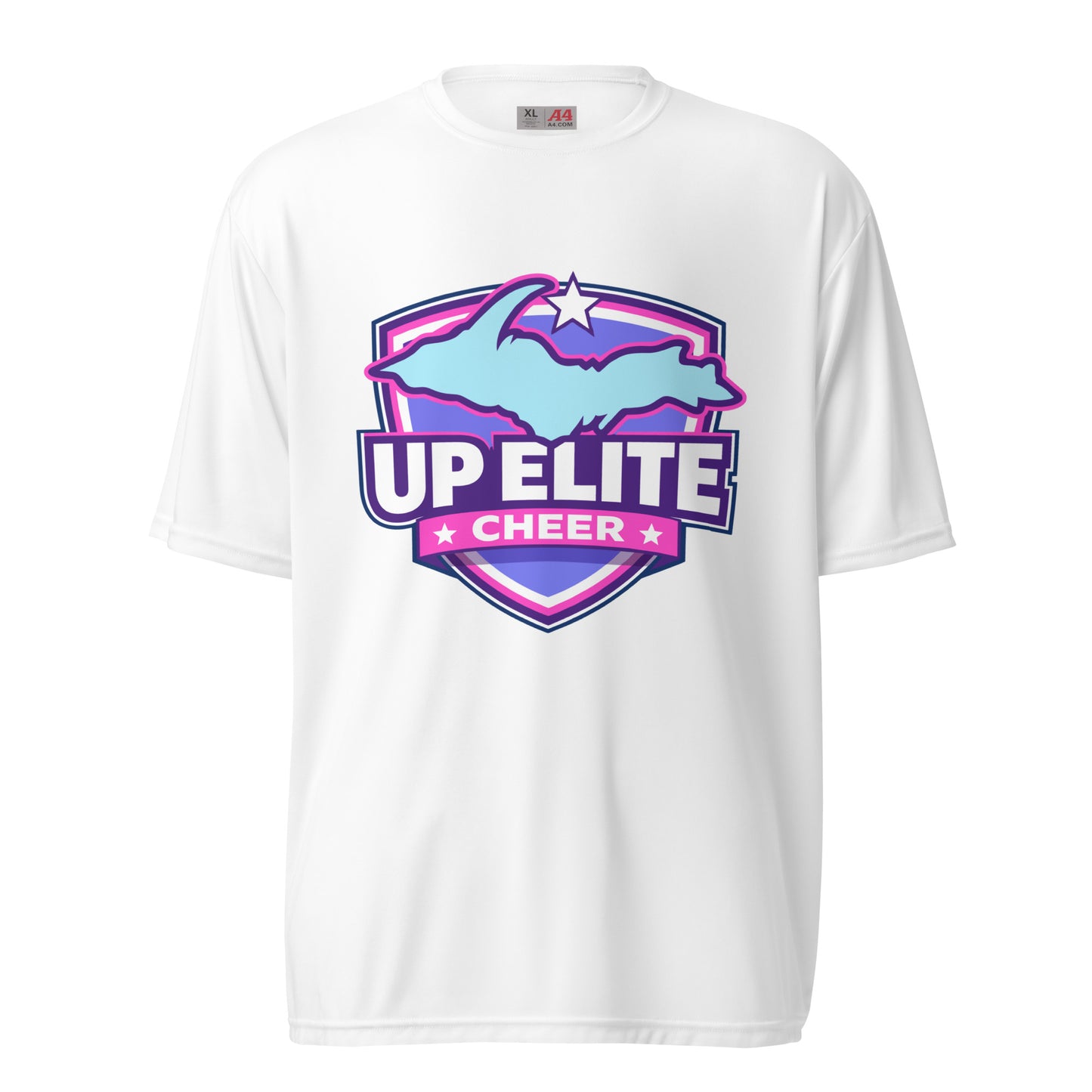 Active | Moisture Wicking Shirt | UP Elite Cheer | Shield Logo