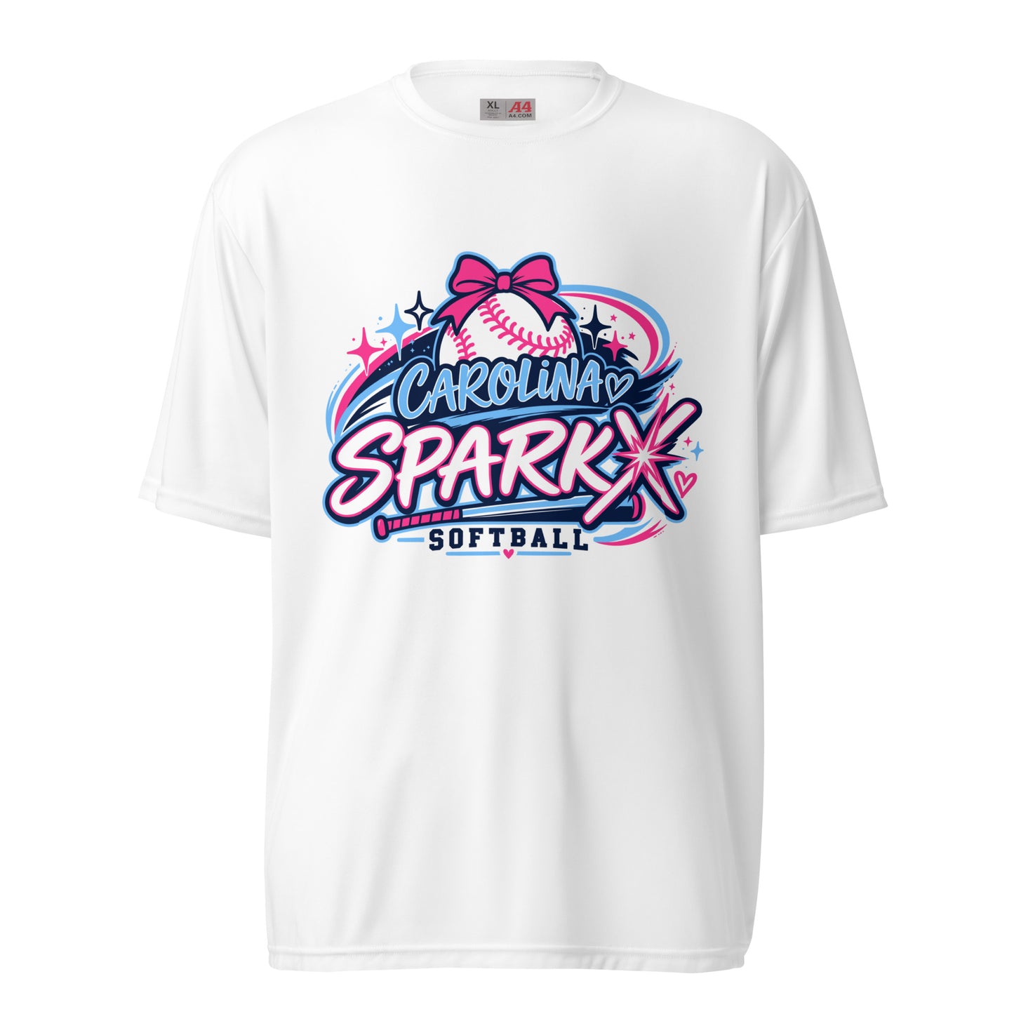 Active | Moisture Wicking Shirt | Carolina Sparkx | Crest Logo