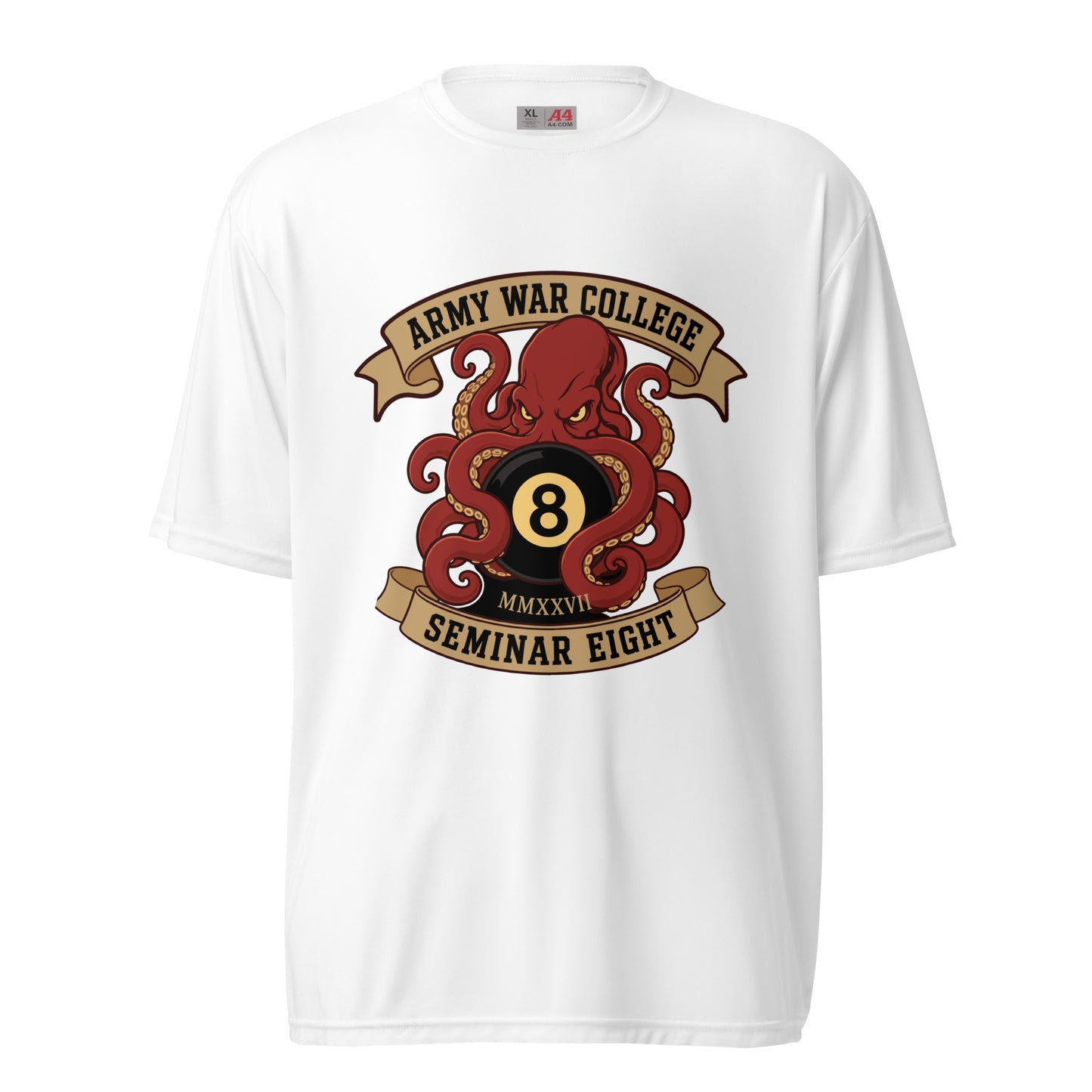 Active | Moisture Wicking Shirt | Army War College (Seminar 8) | Crest Logo