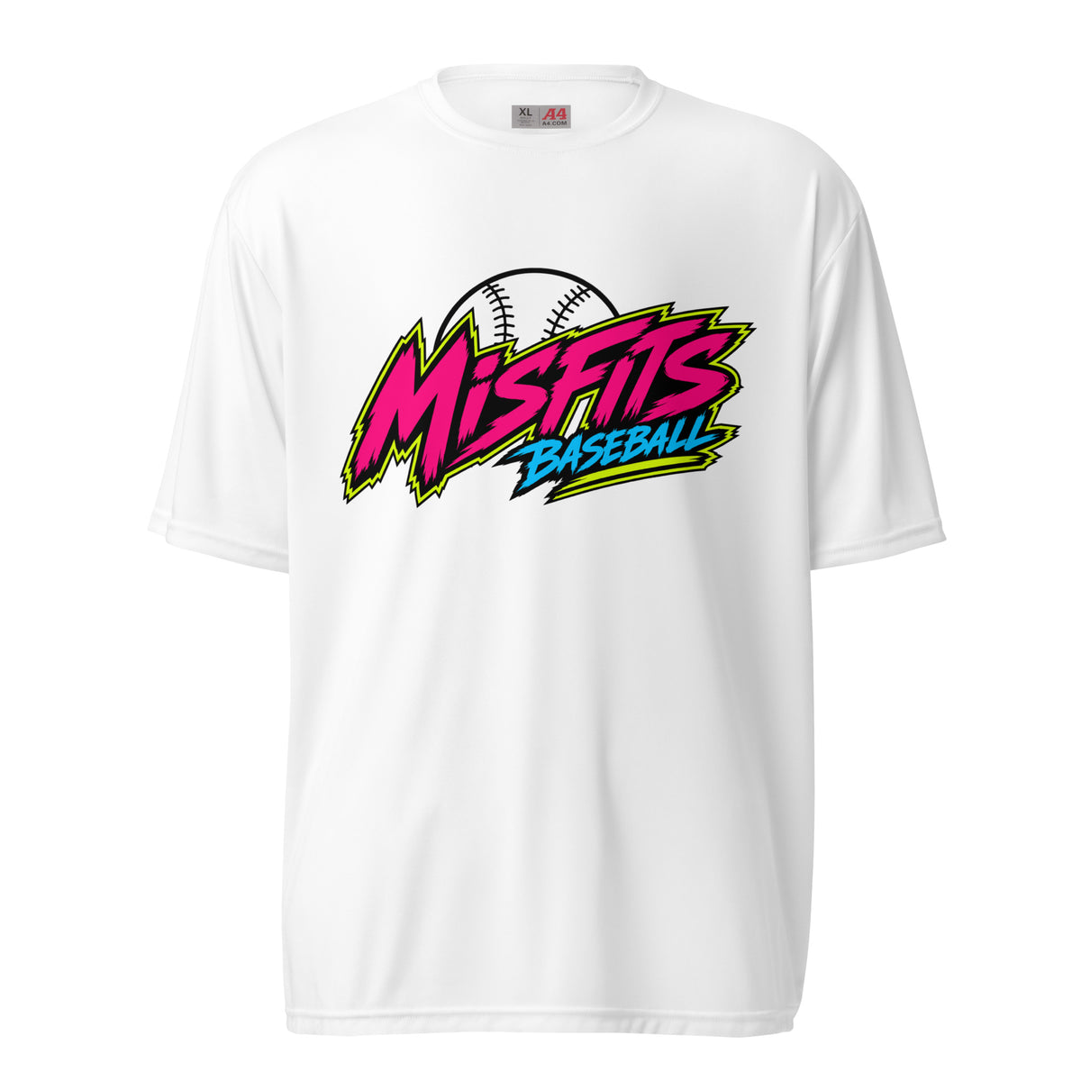 Active | Moisture Wicking Shirt | Misfits Baseball | Athletics Logo