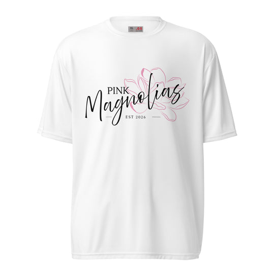 Active | Moisture Wicking Shirt | Pink Magnolias Dance | Lettermark Logo