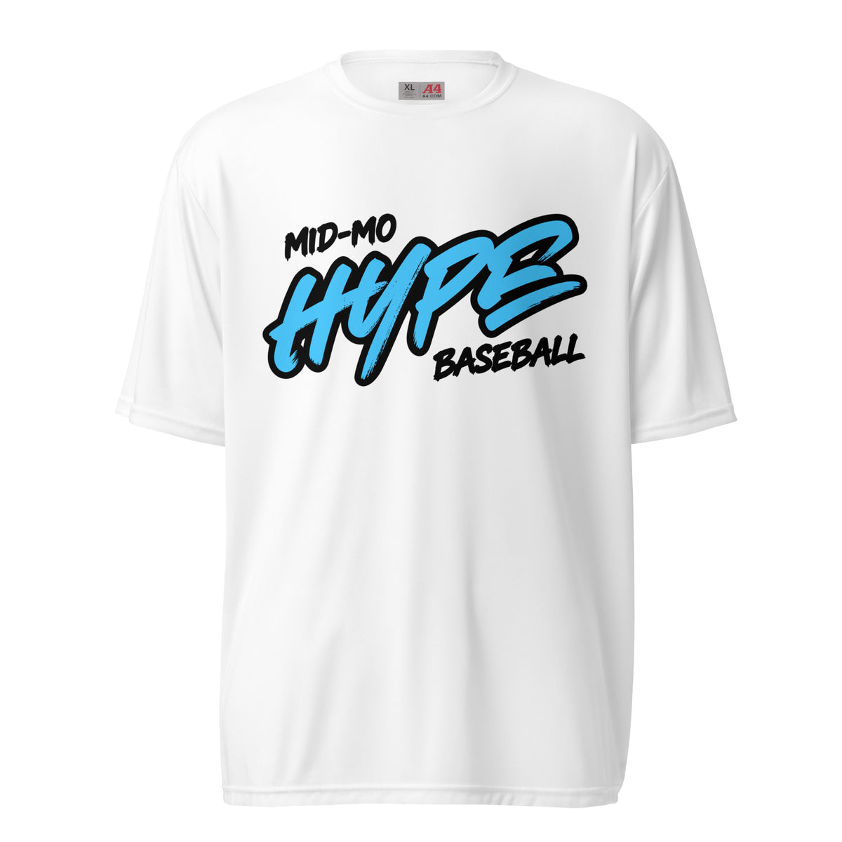 Active | Moisture Wicking Shirt | Hype Baseball Club | Modern Script Logo