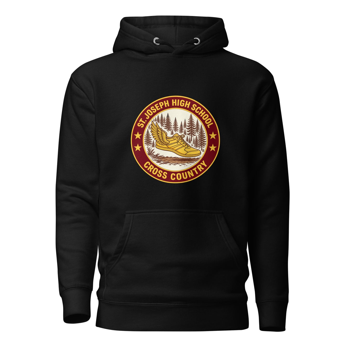 Performance | Hoodie | St. Joseph High School - Cross Country | Badge Logo