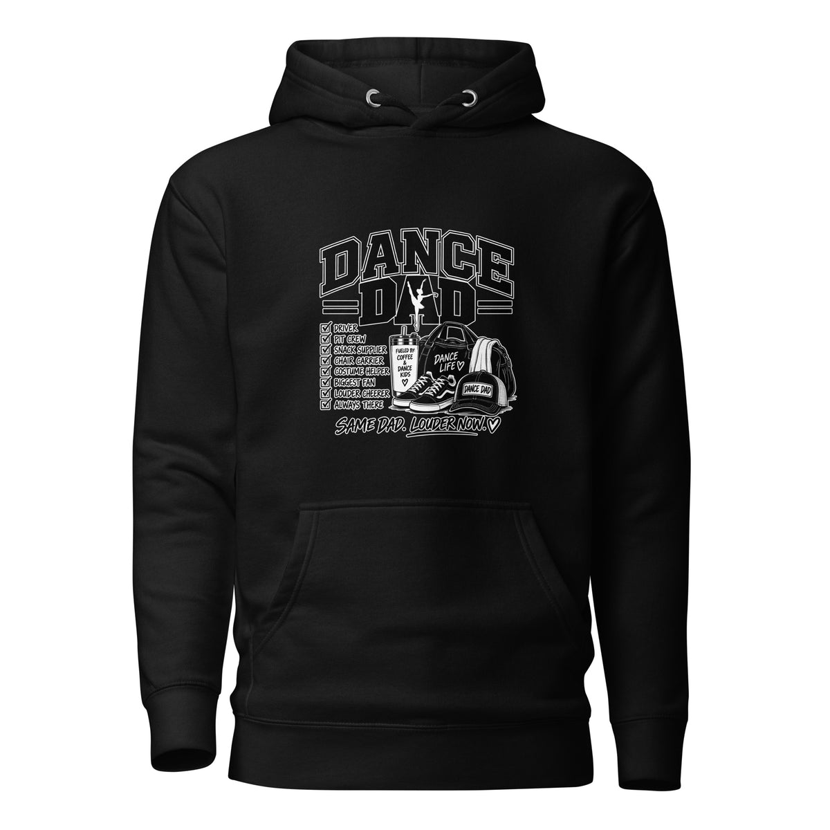 Performance | Hoodie | Dance Life | Dad Crest Logo